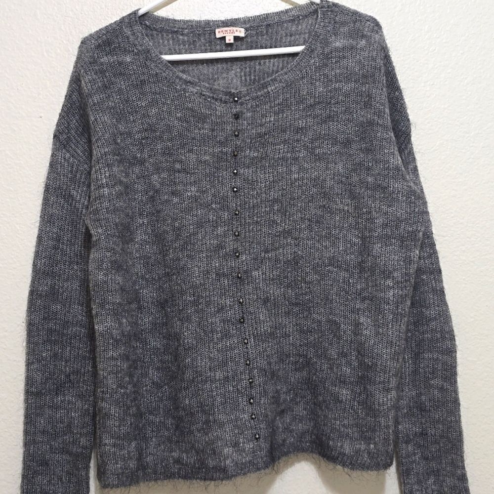 DemyLee New York mohair wool blend sweater Size M